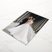 Love & Thanks Gold Foil Mariage Carte de remerciem (Rotation)