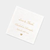 Love & Thanks Monogram Mariage Date Party Cocktail (Gauche)