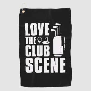 Love the Club Scene Golfhanddoek