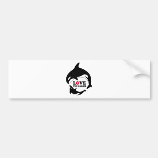 LOVE THE EARTH BUMPERSTICKER