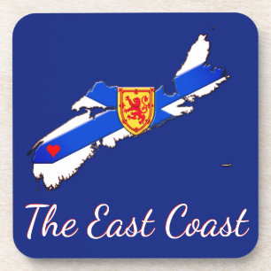 Love the East Coast Nova Scotia set onderzetters