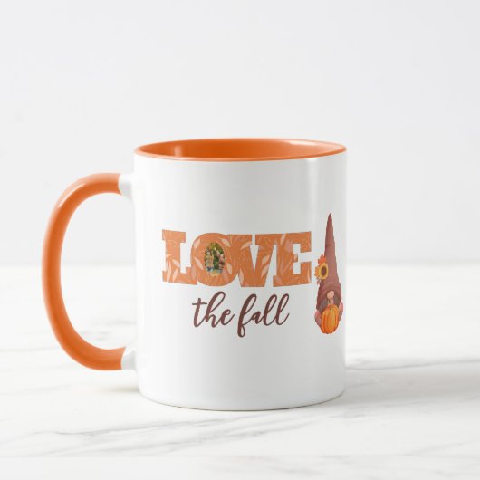 Love The Fall Photo Mug (Gauche)