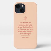 Love the Lord Your God Christian iPhone Hoesje (Achterkant)