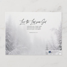 Love The Lord Your God (Deuteronomie 6:5) Briefkaart