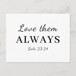 Love Them Anyway Luke 23:34 Design Briefkaart