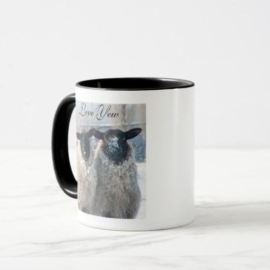 Love Theme Mug for Couples (Devant gauche)
