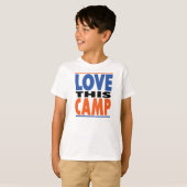 Love This Camp - Cool Kinder Summer Camp T Shirt (Voorkant volledig)