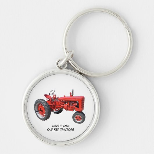 Love Those Old Red Tractors keychain (Voorkant)