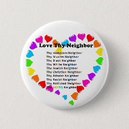 Love Thy Buurman Ronde Button 5,7 Cm