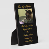 Love thy Nabbor Plaque Fotoplaat (Zijkant)