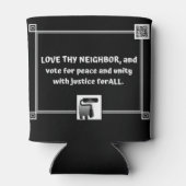 Love Thy Neighbor - koelbox met attitude Blikjeskoeler (Achterkant)
