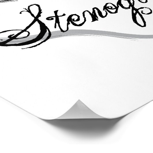 Love Thy Stenographer Poster (Hoek)