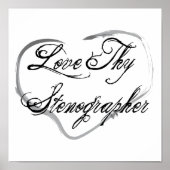 Love Thy Stenographer Poster (Voorkant)