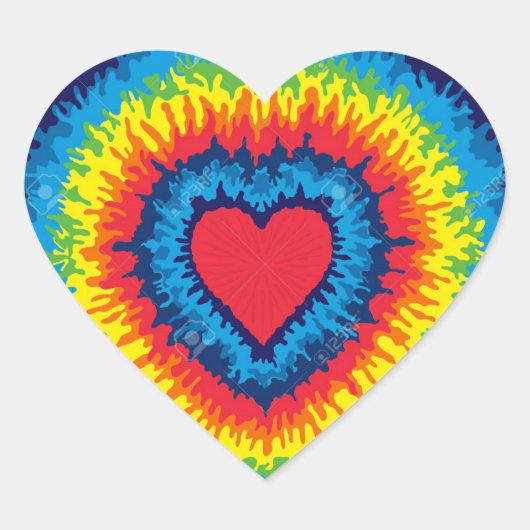 Love Tie Dye Stickers (Voorkant)
