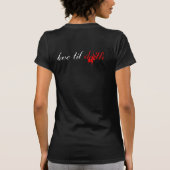 Love til Death Shirt (Dames) (Achterkant)