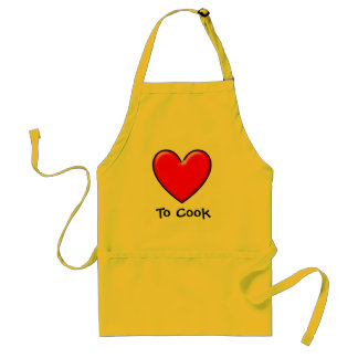 "Love to Cook Apron" Standaard Schort