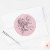 Love to Dance Sticker (aanpasbaar) (Envelop)