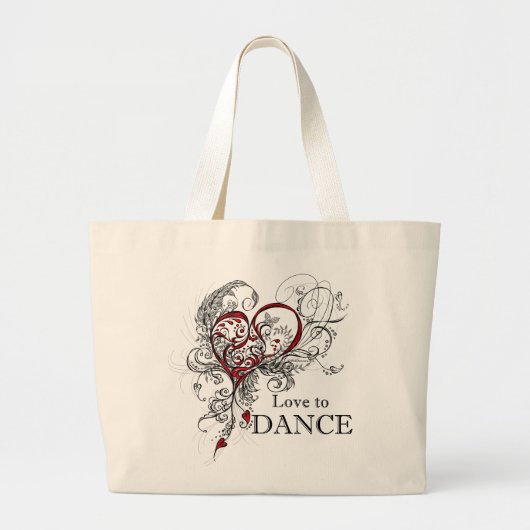 Love to Dance Tas (aanpasbaar) (Voorkant)