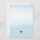 Love to Fish Party Uitnodiging (Achterkant)