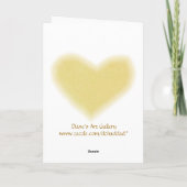 Love To My Valentine - Carte (Dos)