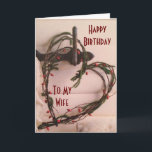 LOVE TO MY WIFE ON YOUR BIRTHDAY CARD<br><div class="desc">ICI BIRTHDAY AND EVERYDAY EST SPECIAL. BUT,  ON ICI "SPECIAL DAY" SEND OR GIVE HER A NICE CARD TO LET HER "KNOW HOW SPECIAL SHE IS AND HOW LOVED SHE IS" BY **YOU*</div>
