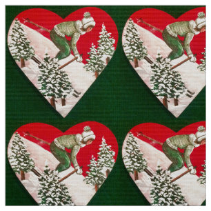 Love to Ski Fabric Stof