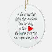 Love to Teach Dance  Ornament (Links)