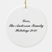 Love to Teach Dance  Ornament (Achterkant)