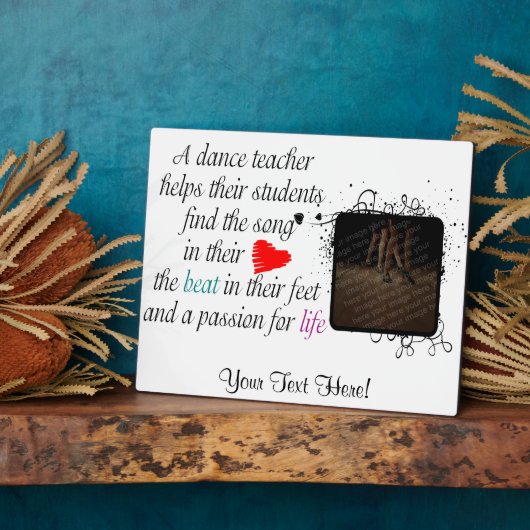 Love to Teach Dance Plaque (Côté)