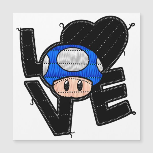 Love Toad - Blauwe magneet (Voorkant)