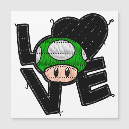 Love Toad - Groene magneet (Voorkant)