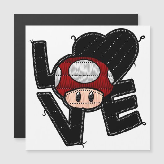 Love Toad - Red Magnet (Devant / Derrière)