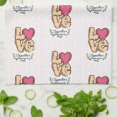 Love Together Forever Quote Theedoek (Gevouwen)