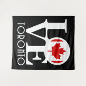 LOVE Toronto, Canada Wandkleed (Voorkant (horizontaal))