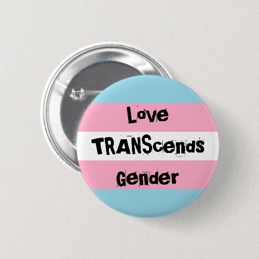 Love TRANScends Gender Button (Voorkant /achterkant)