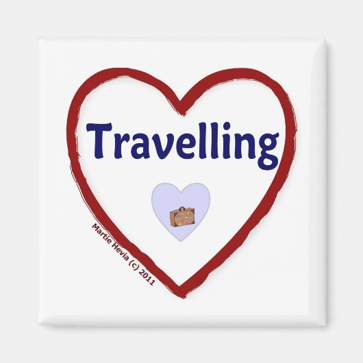 Love Traveling Magneet (Voorkant)
