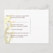 Love Treders Wedding Menu Choice RSVP (Achterkant)