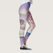 Love Tree Branches avec Red Hearts Leggings (Droite)