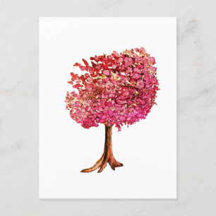 Love Tree Cherry Blossom Briefkaart