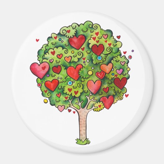 Love Tree Magnet Magneet (Voorkant)