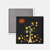 Love Tree Magnet Magneet (Voorkant / Achterkant)