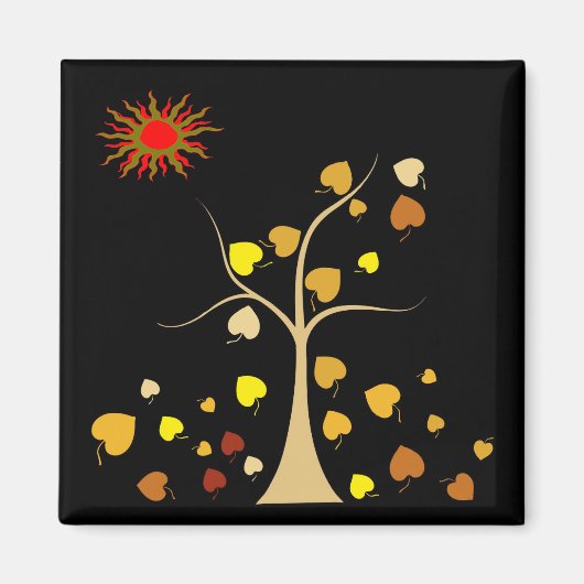Love Tree Magnet Magneet (Voorkant)