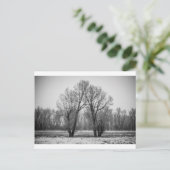 Love Trees Briefkaart (Staand voorkant)