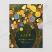 Love Trees Mariage Menu Choix RSVP (Devant)