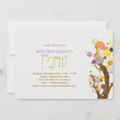 Love Trees New Home Housewarming Party Invitations Kaart (Achterkant)