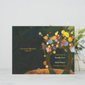 Love Trees Rustic Wedding BiFold Programme (Staand voorkant)