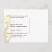 Love Trees Rustic Wedding Menu Choice RSVP (Achterkant)