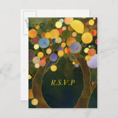 Love Trees: Wedding RSVP Briefkaarten (Voorkant / Achterkant)