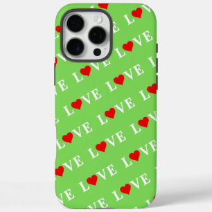 LOVE Trending Lime Green Modern Elegant iPhone 16 Pro Max Hoesje