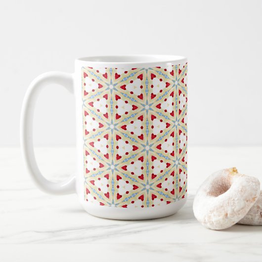Love Triangle Koffiemok (Met donut)